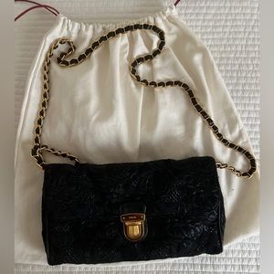 Prada Pattina Tessuto Lurex Style crossbody bag